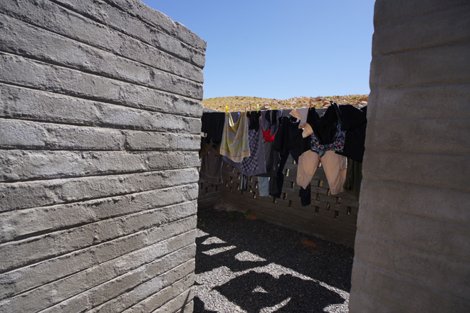 Photo of washing lines at Aus Camping Accommodation at Aus in Namibia