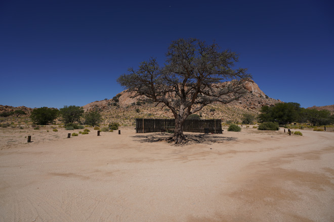 Photograph of campsite at Aus Camping at Aus in Namibia