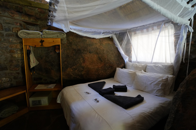 Double room interior at Canyon Lodge Fish River Canyon Namibia