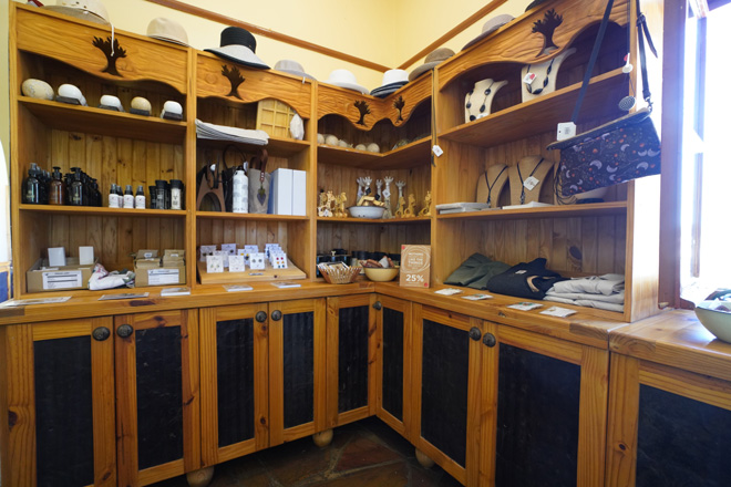 Picture of curio shop at Canyon Lodge at Fish River Canyon Namibia