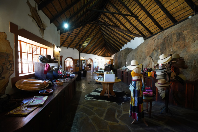 Picture of curio shop at Canyon Village at Fish River Canyon in Namibia