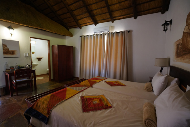 Picture bedroom at Canyon Village in Fish River Canyon Namibia