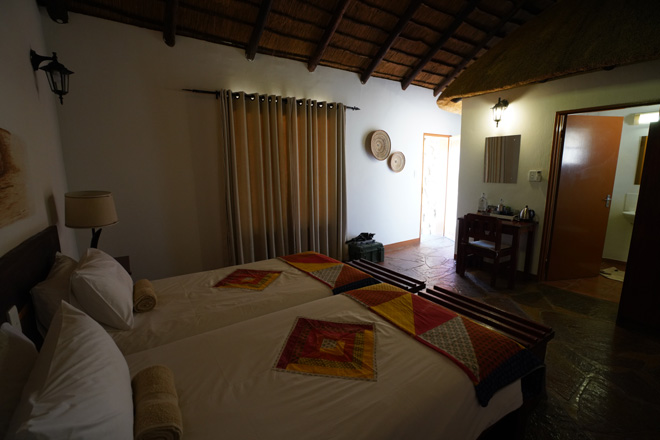 Standard Twin Room accommodation at Canyon Village Fish River Canyon Namibia