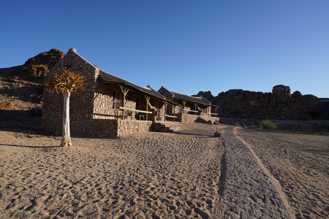 Photo of cottages at Canyon Village Accommodation at Fish River Canyon in Namibia