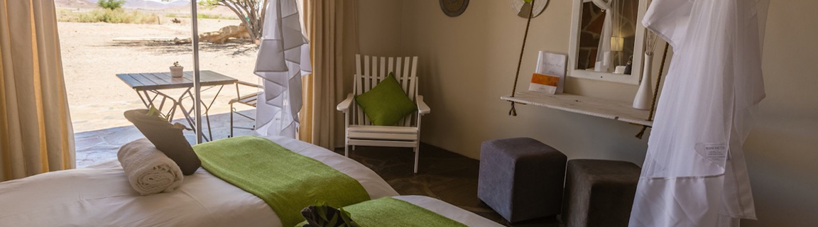 Rooms at Elegant Desert Lodge in Sossusvlei Namibia