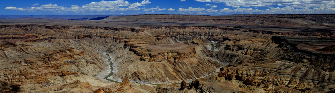 Hells bend view Fish River Canyon Namibia