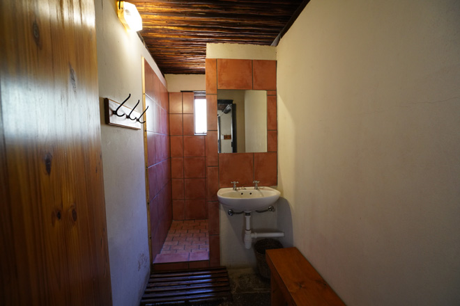 Photo of shower in Ghost Canyon Cabin Accommodation in Aus Namibia
