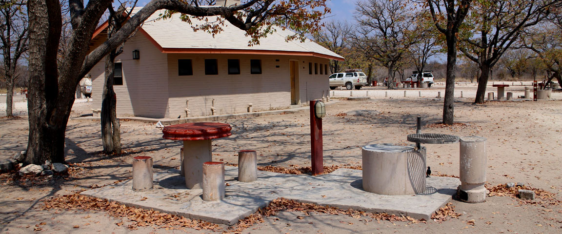 Halali Camp NWR inside Etosha National Park Namibia