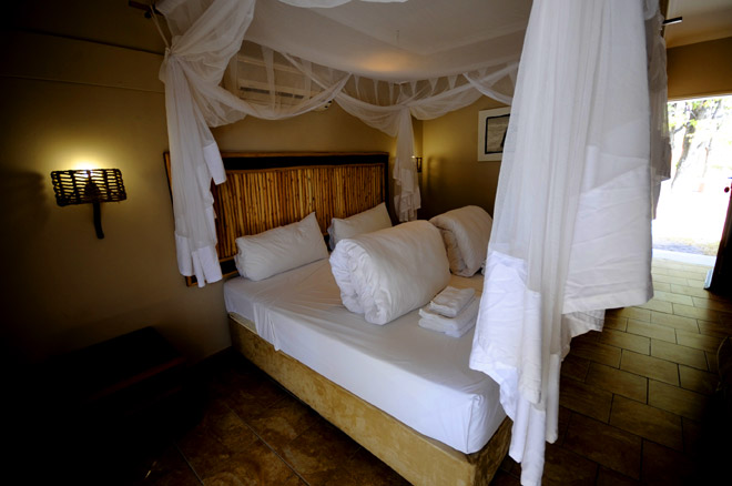 Etosha NWR Halali room with double bed