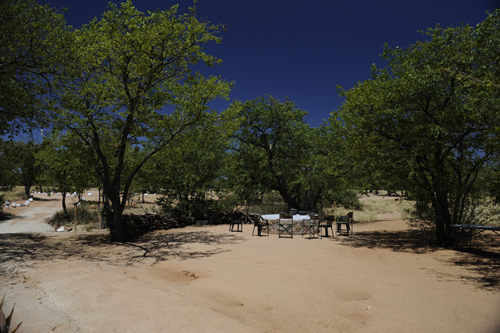Camping in the desert at Sesriem Camp Site