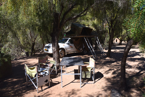 Camping in the Namib Naukluft National Park Namibia