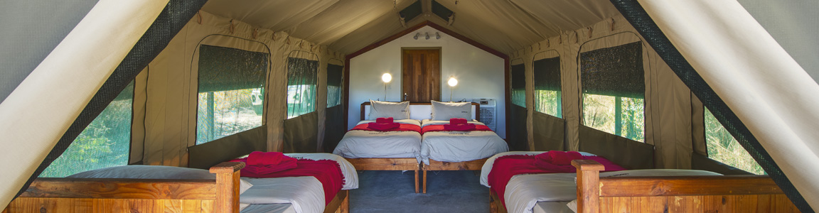 Rooms at Namushasha River Camping2Go in Caprivi Namibia