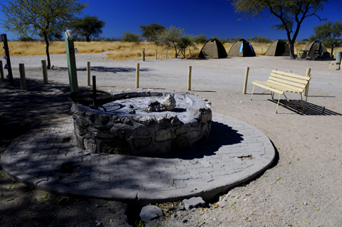 Etosha Okaukuejo Camp waterhole