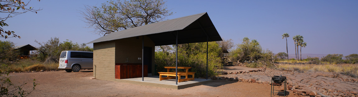 Rooms at Palmwag Camping in Damaraland Namibia