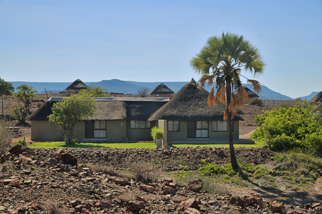 Photograph of Palmwag Lodge at Damaraland in Namibia
