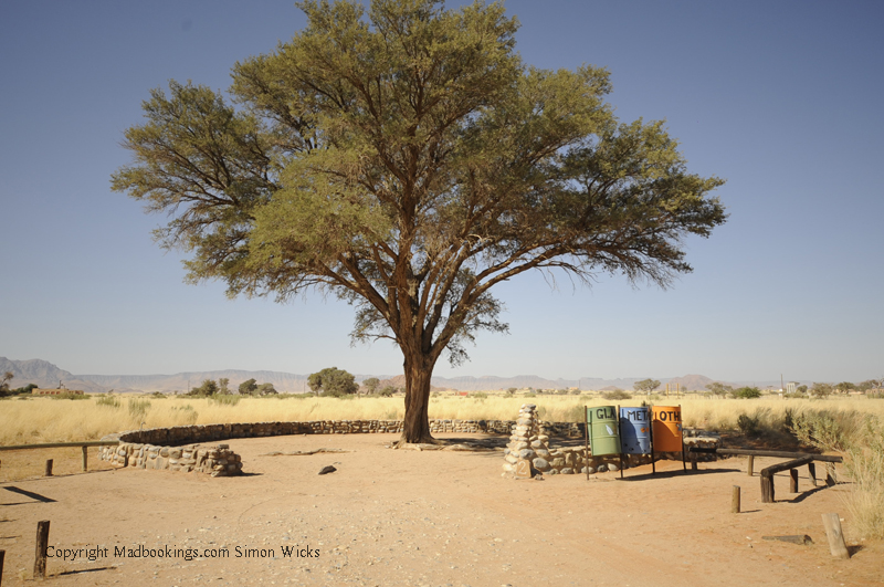 Sesriem campsite is the NWR campsite inside the park at Sossusvlei.