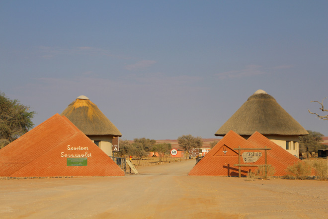 Photograph of Sesriem Oshana Camp at Sossusvlei in Namibia