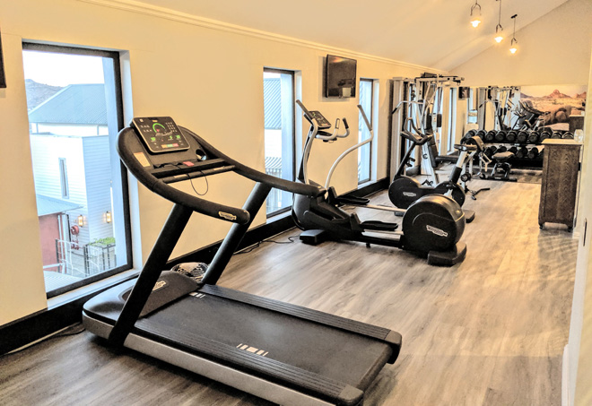 Fitness centre open 24 hours per day at The Weinberg Windhoek Namibia