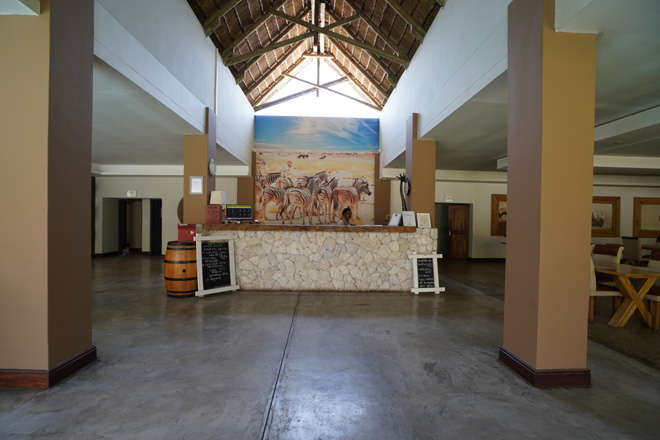 Photograph of Toshari Lodge at Etosha in Namibia