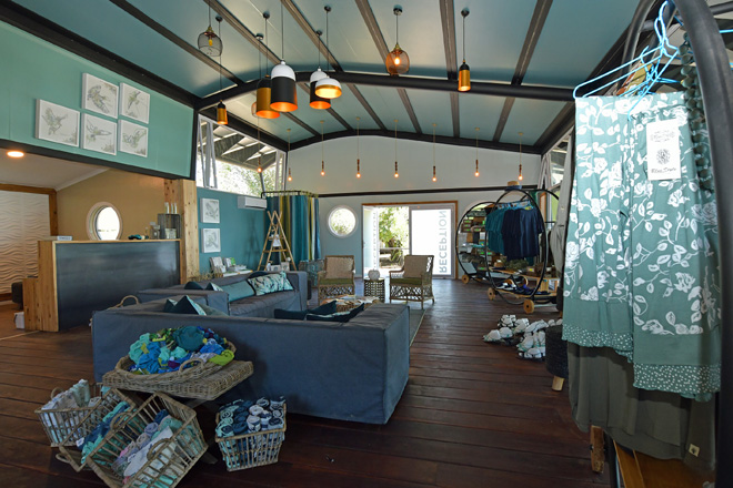Picture of curio shop at Zambezi Mubala Lodge Accommodation at Caprivi in Namibia