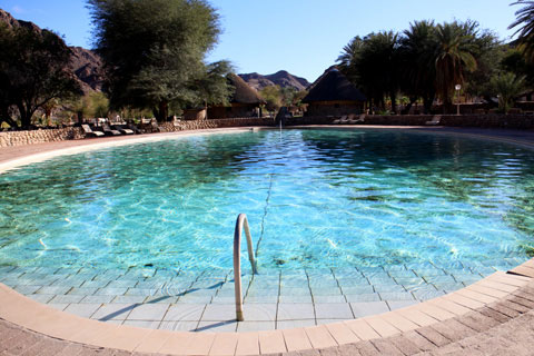 Ai-Ais Outdoor swimming pool NWR Fish River Canyon Namibia