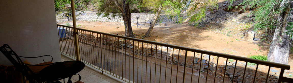 View from Mountain View Room in Ai-Ais National Park Namibia run by NWR