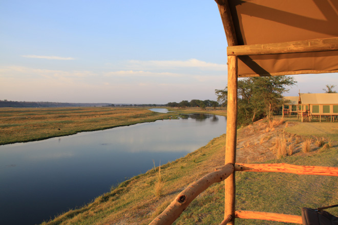 Picture of view of Chobe River at Chobe River Camp in Caprivi Namibia