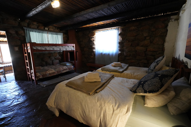 Photograph of Room 1 of Ghost Canyon Cabin at Aus in Namibia