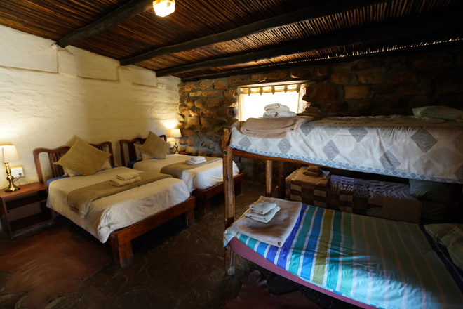 Photograph of Room 2 of Ghost Canyon Cabin at Aus in Namibia