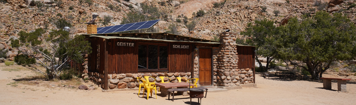 Secluded Ghost Canyon Cabin in Aus Namibia accommodating group of 8 persons