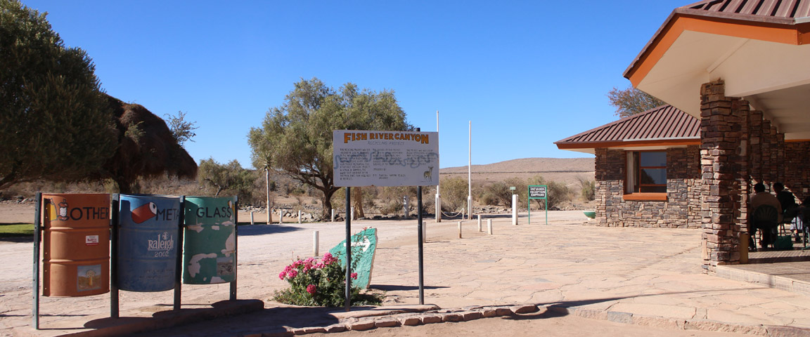 Hobas Camp NWR inside Fish River Canyon Namibia