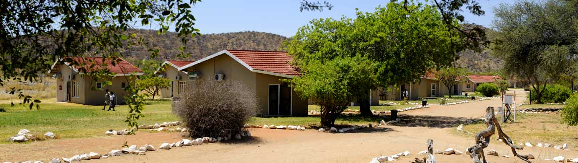 Khorixas Bush Chalet with 4 beds (2 bedrooms)) inside Damaraland Namibia