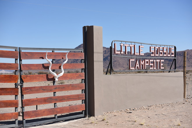 Photograph of Little Sossus Campsite at Sossusvlei in Namibia