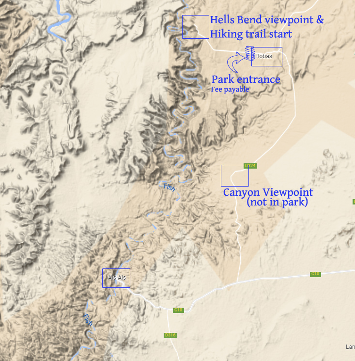 Accommodation Room Type 1 at Canyon Klipspringer Camps Fish River Canyon Namibia