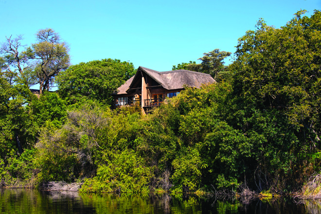 Picture of a bungalow at Namushasha River Lodge in Caprivi Namibia