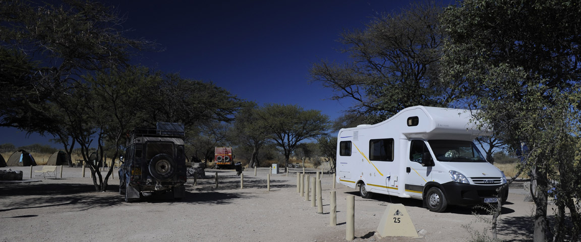 Okaukuejo Camp NWR inside Etosha National Park Namibia