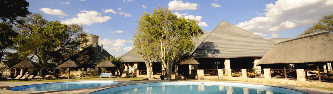 Okaukuejo Camp NWR inside Etosha National Park Namibia