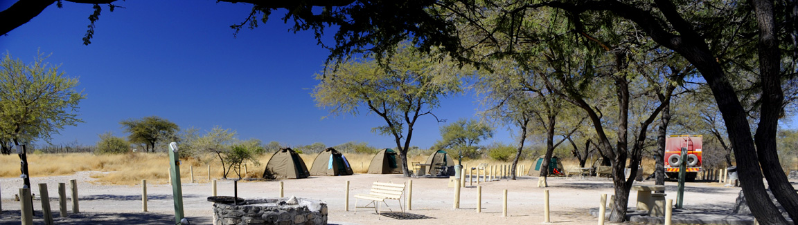 Okaukuejo Camp NWR inside Etosha National Park Namibia