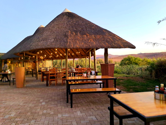 Photograph of Palmwag Lodge at Damaraland in Namibia