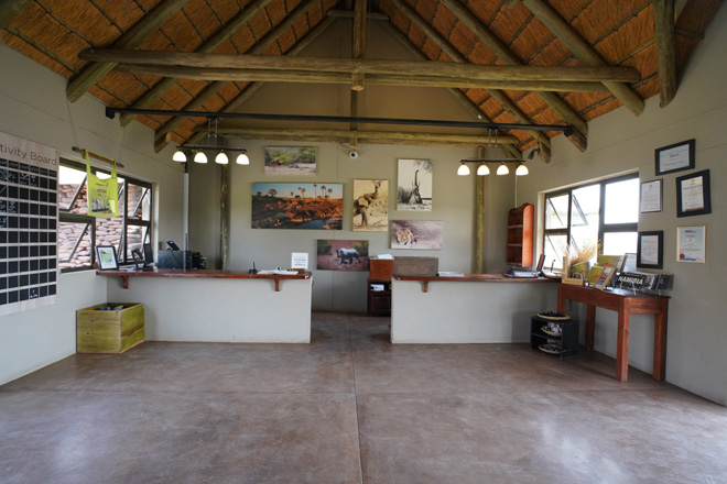 Photograph of Palmwag Lodge at Damaraland in Namibia