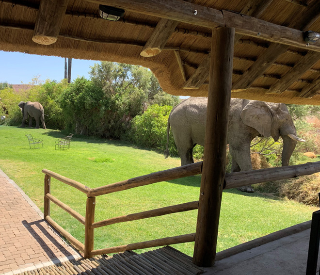 Photograph of Palmwag Lodge in Damaraland Namibia