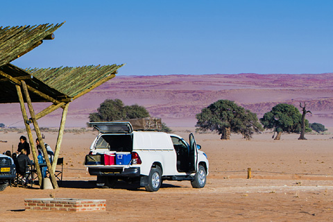Sesriem Oshana camping site Sossusvlei Namibia