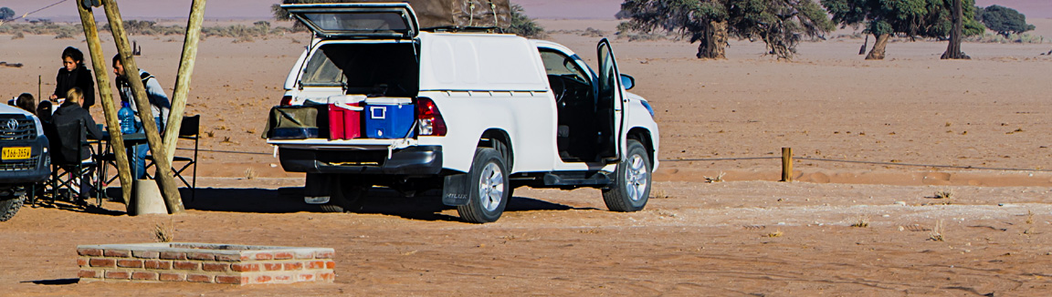 Sesriem Oshana Camping at Sossusvlei Namibia inside the Namib Naukluft Park