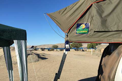 Shark Island Campsite in Luderitz