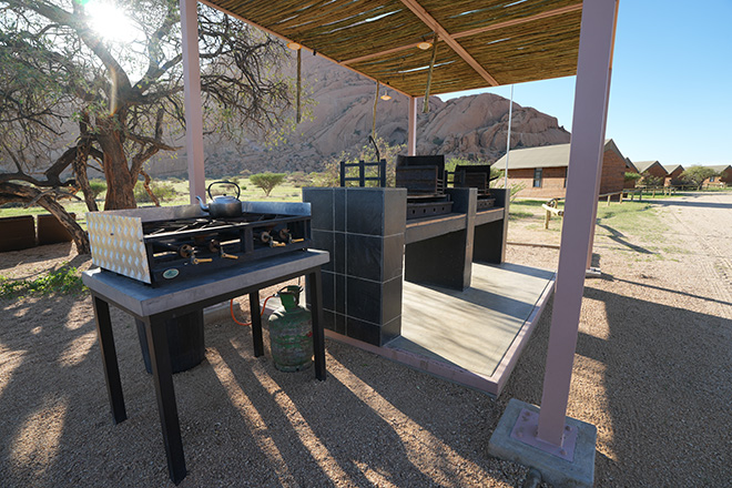 Photograph of Spitzkoppe Cabins at Damaraland in Namibia