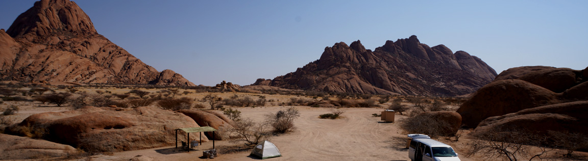Spitzkoppe Community Campsite in Damaraland Namibia