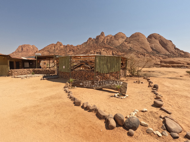 Photograph of Spitzkoppe Community Campsite in Damaraland Namibia