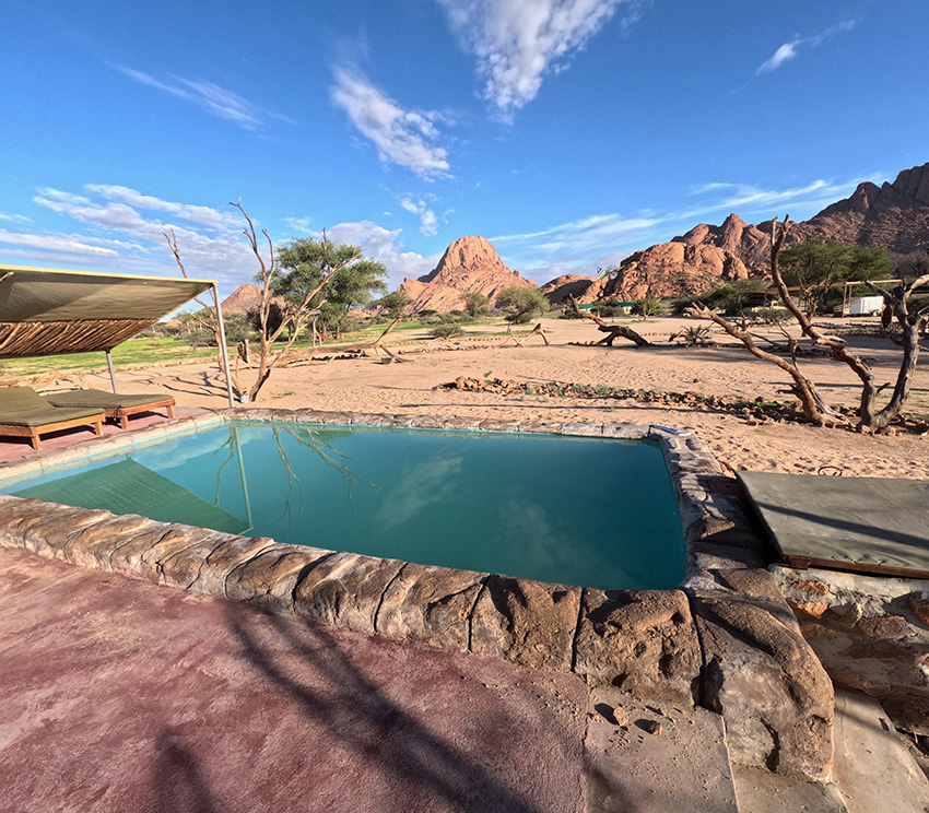 Photograph of Spitzkoppe Tented Camp at Damaraland in Namibia