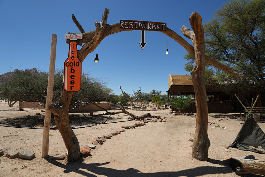 Photograph of Spitzkoppe Tented Camp at Damaraland in Namibia