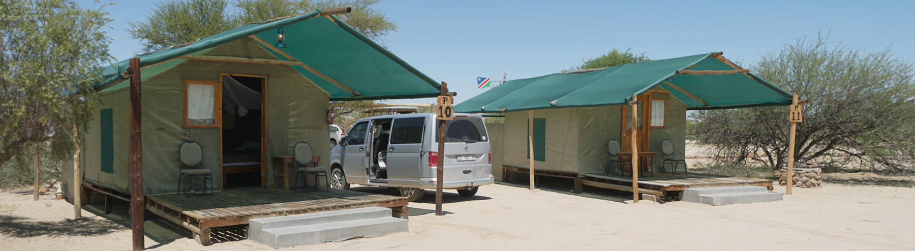 Rooms at Spitzkoppe Tented Camp in Damaraland Namibia